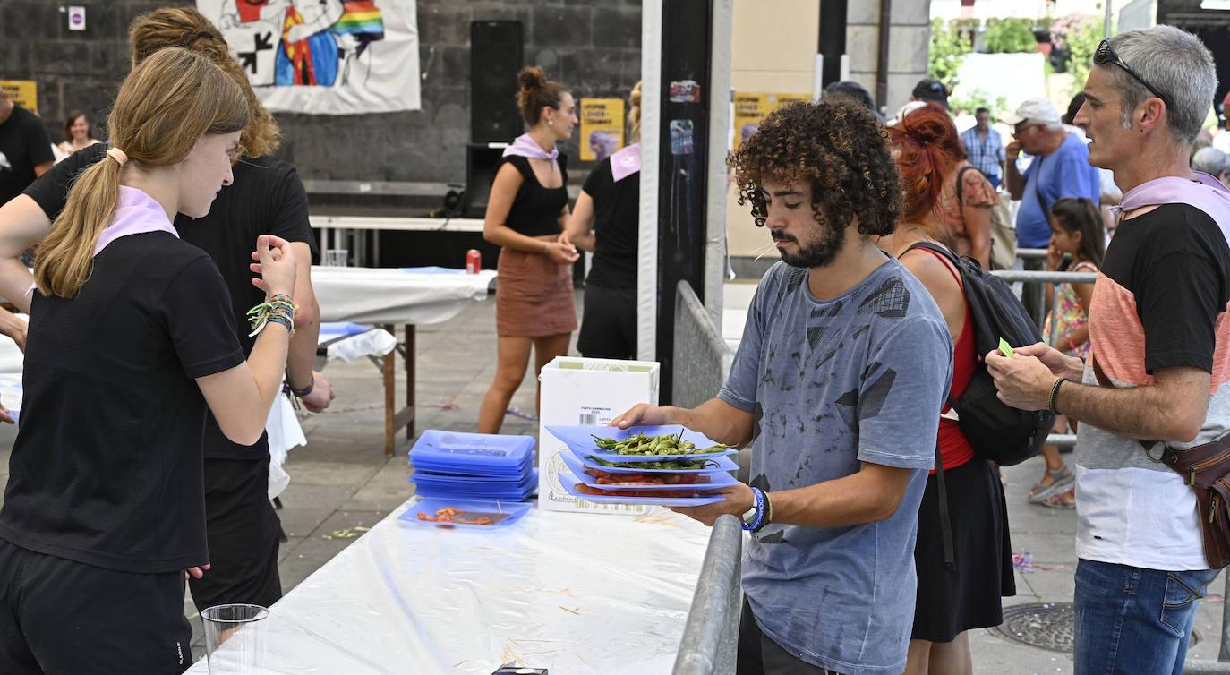 Las mejores imágenes de la degustación de piparras en Ibarra