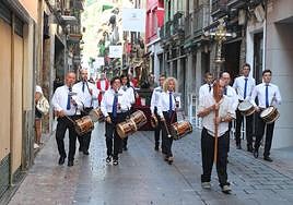 Imagen de la procesión de este jueves