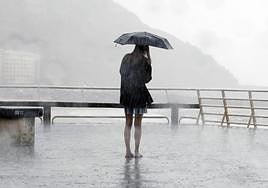 Se prevén trombas de agua importantes en toda Gipuzkoa para viernes y sábado