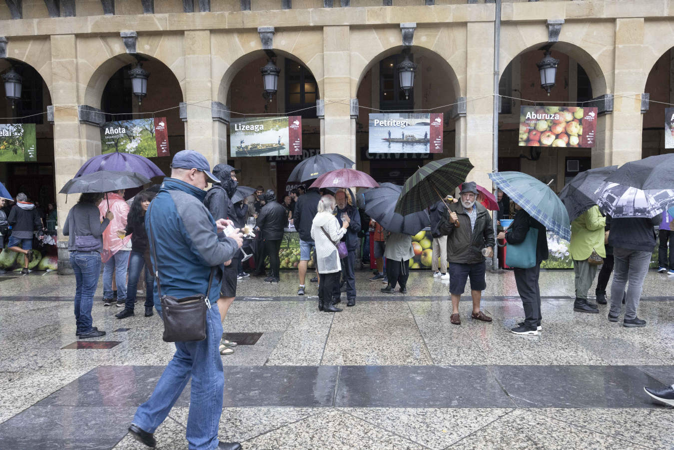 Un Sagardo Eguna pasado por agua