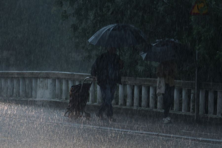 La DANA provoca intensas lluvias en Gipuzkoa