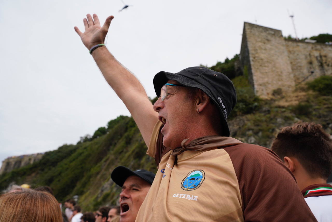 Gran ambiente en Donostia en la primera jornada de la Bandera de La Concha