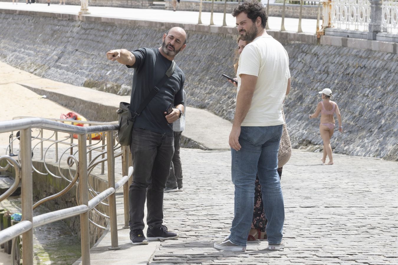 Una grieta de 18 metros amenaza el muro del Tenis