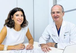Nerea Sagastume, directora gerente, y Javier Mendicute, fundador y director médico de Miranza Begitek.