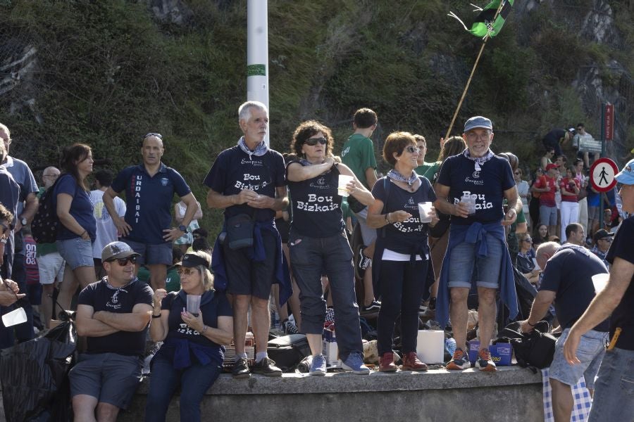 Las aficiones toman Donostia en el gran día del remo