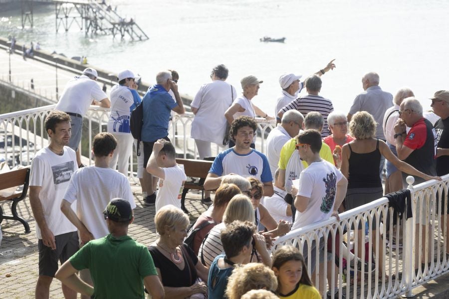 Las aficiones toman Donostia en el gran día del remo