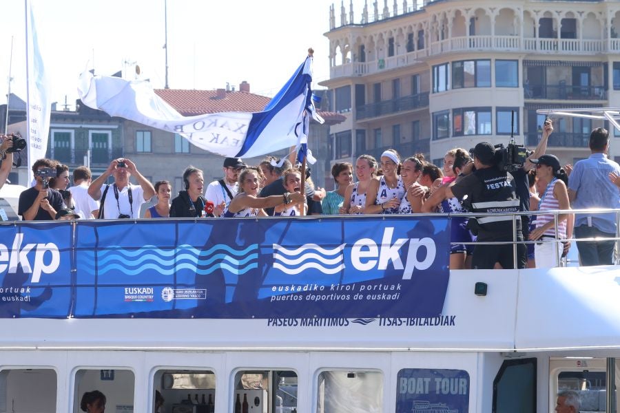 Arraun Lagunak celebra su victoria