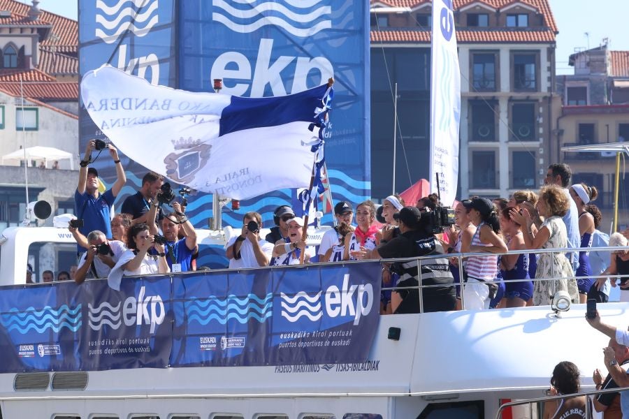 Arraun Lagunak celebra su victoria