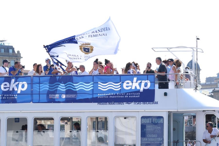 Arraun Lagunak celebra su victoria