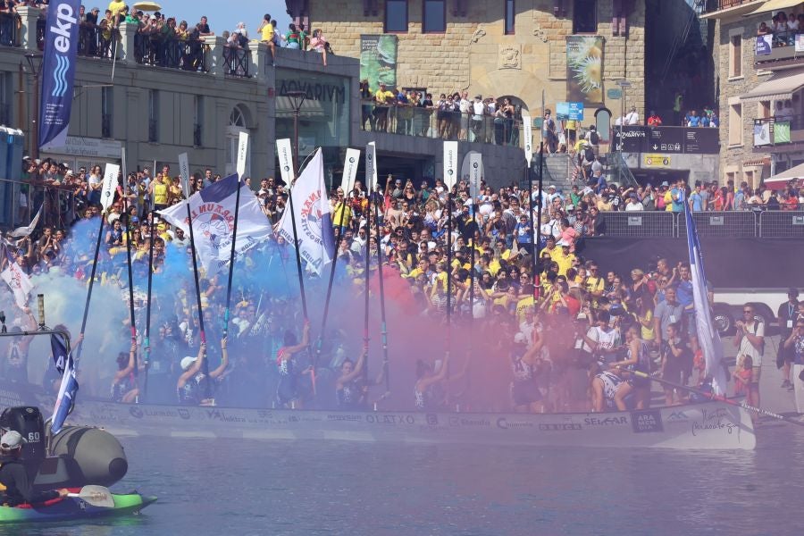 Arraun Lagunak celebra su victoria
