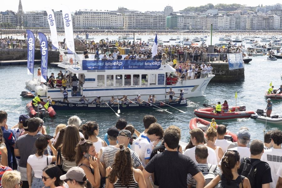 Urdaibai se lleva su séptima Bandera de La Concha