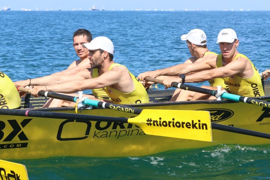 Urdaibai se lleva su séptima Bandera de La Concha