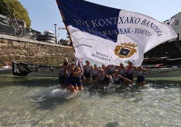 Arraun Lagunak conquista su segunda Bandera de La Concha con récord