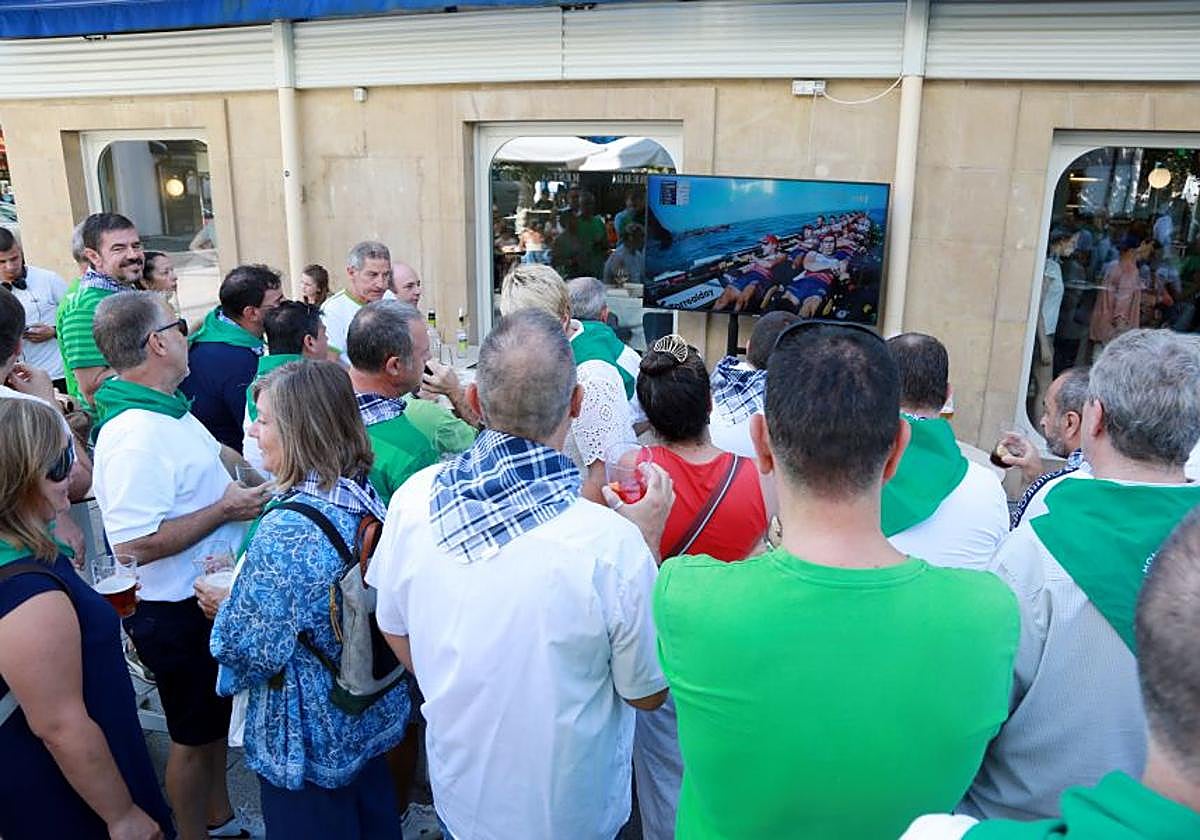 El color verde y los pañuelos de cuadros se han mezclado durante toda la jornada