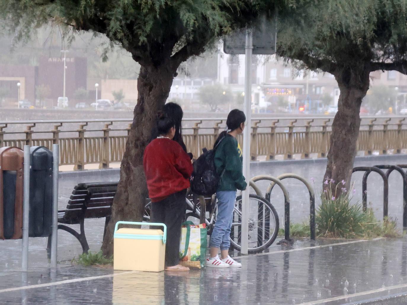 Las tormentas barren Gipuzkoa