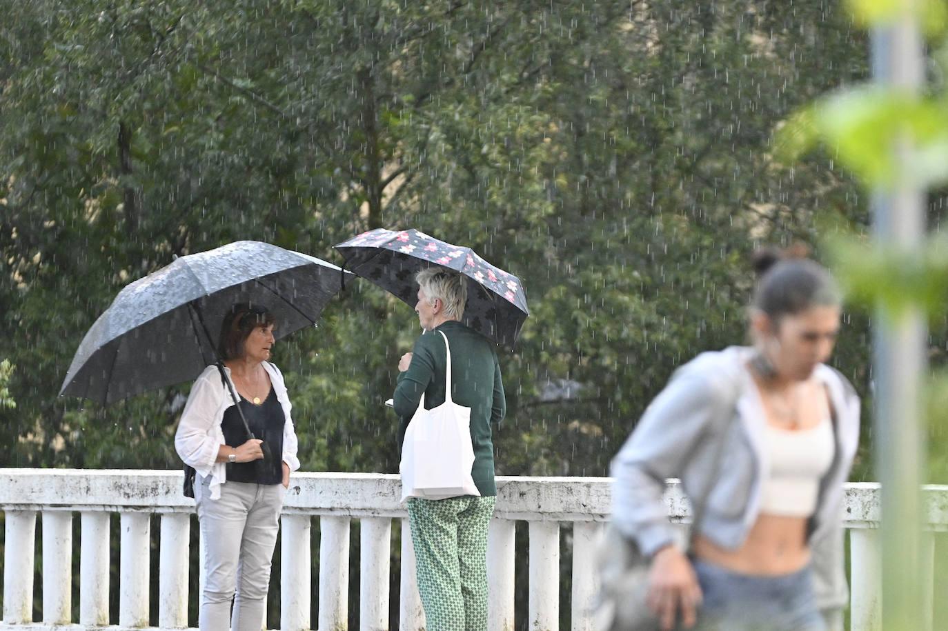 Las tormentas barren Gipuzkoa