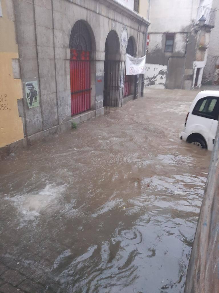 Las tormentas barren Gipuzkoa