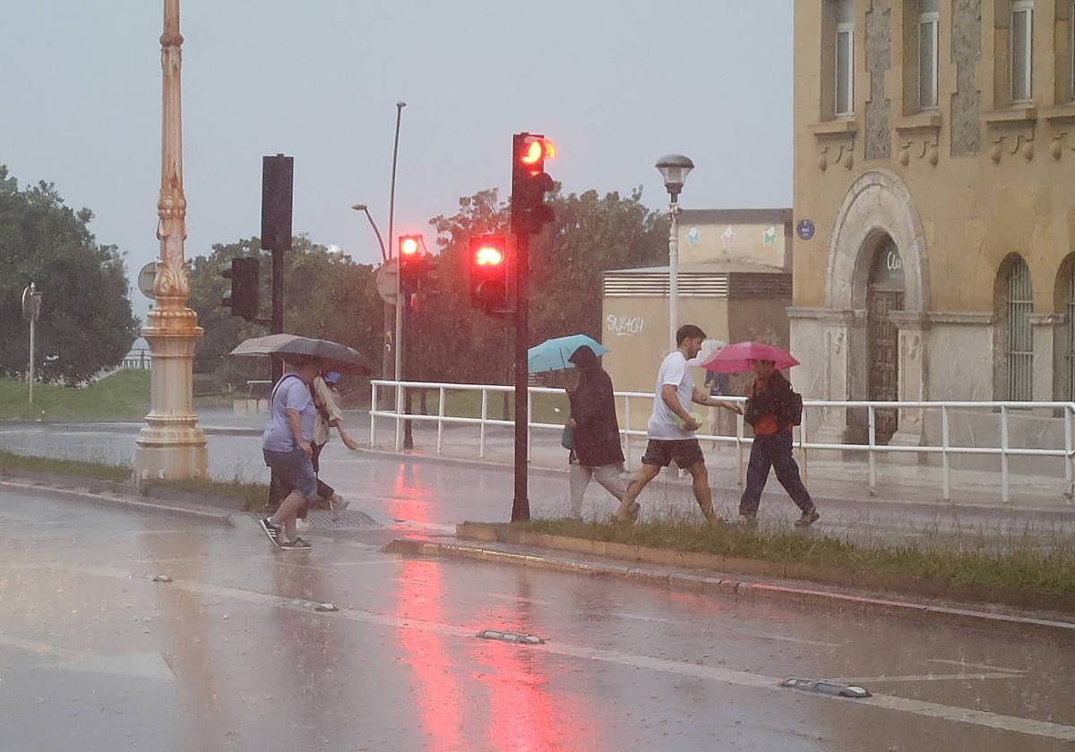 Las tormentas barren Gipuzkoa