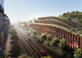 Terrazas ajardinadas abiertas al público caracterizarán el nuevo edificio.