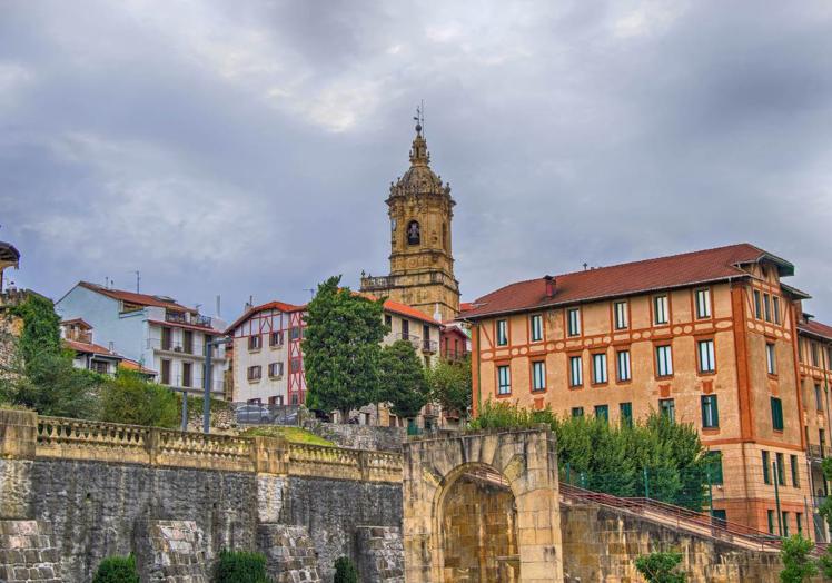 Vista de Hondarribia.