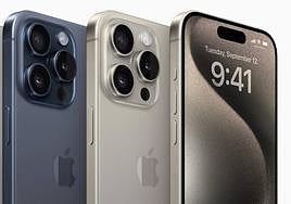 Los nuevos iPhone 15.