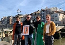 Paradisu beka antolatzen duten entitateen ordezkariak, ekimanaren aurkezpenean.