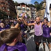 Recibimiento por todo lo alto en San Pedro