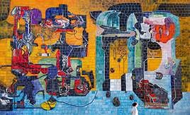 Jose Luis Zumetak Usurbilen egindako murala.