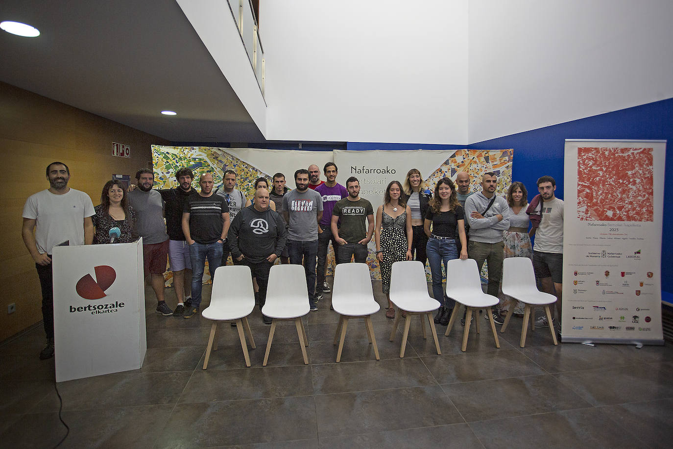 Txapelketaren aurkezpen ekitaldia.