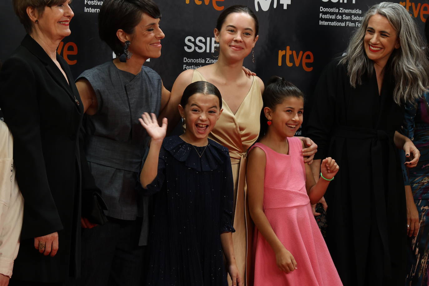 Alfombra roja de la gala inaugural del Zinemaldia