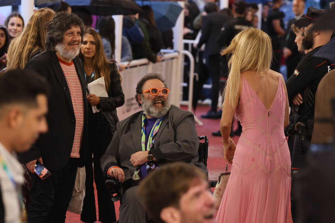 Alfombra roja de la gala inaugural del Zinemaldia