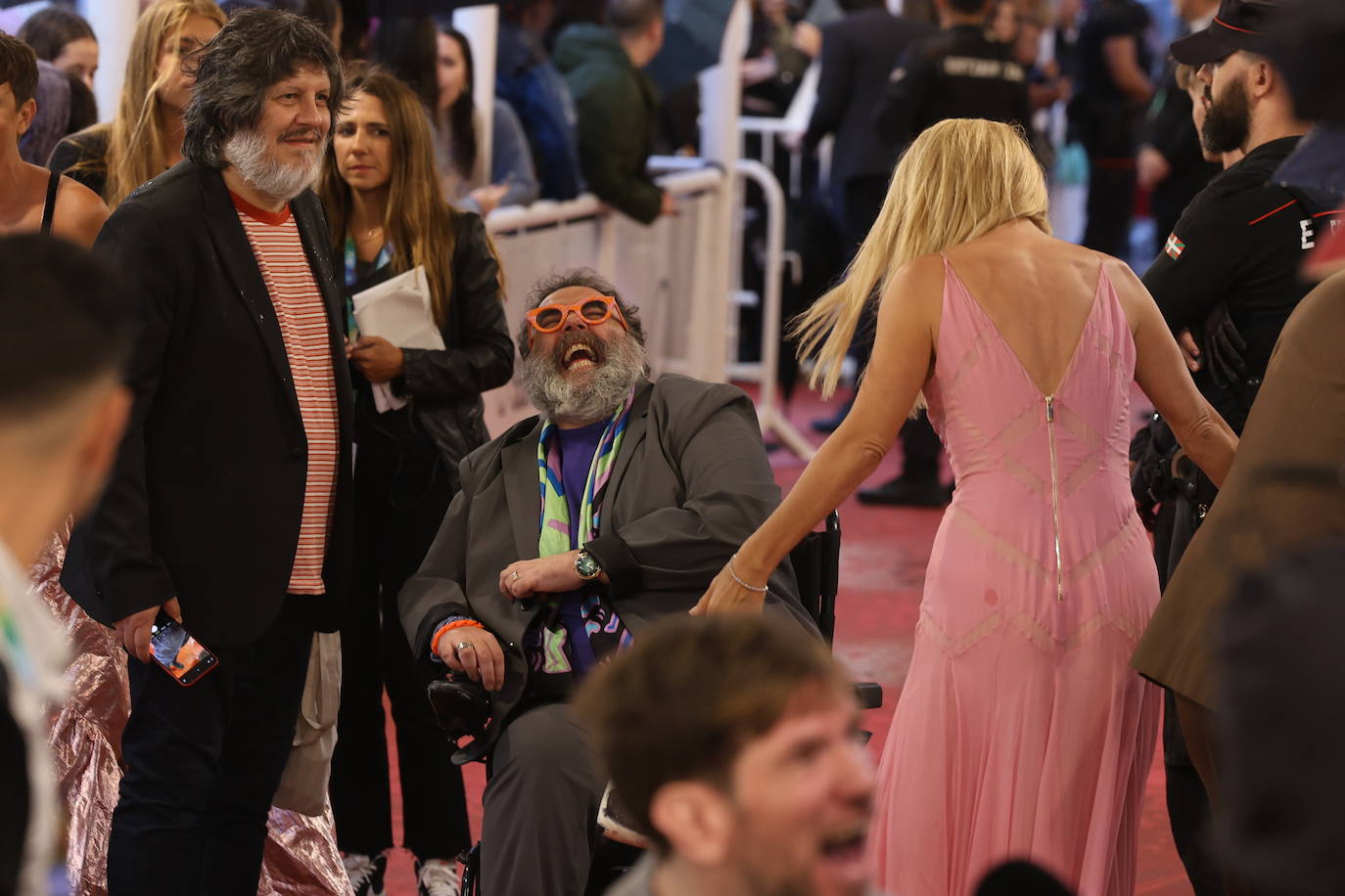 Alfombra roja de la gala inaugural del Zinemaldia