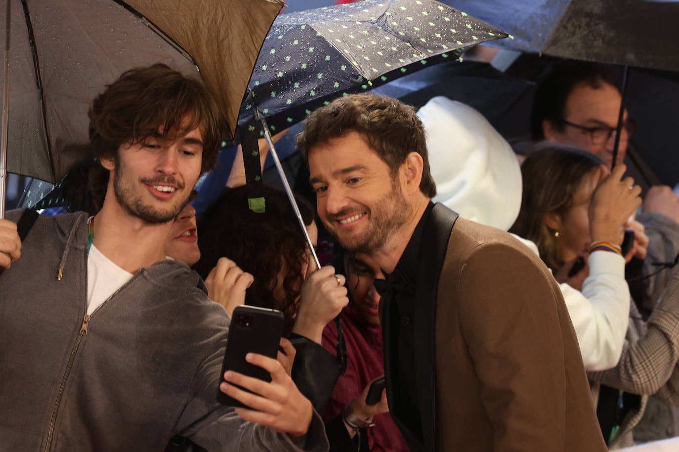 Alfombra roja de la gala inaugural del Zinemaldia