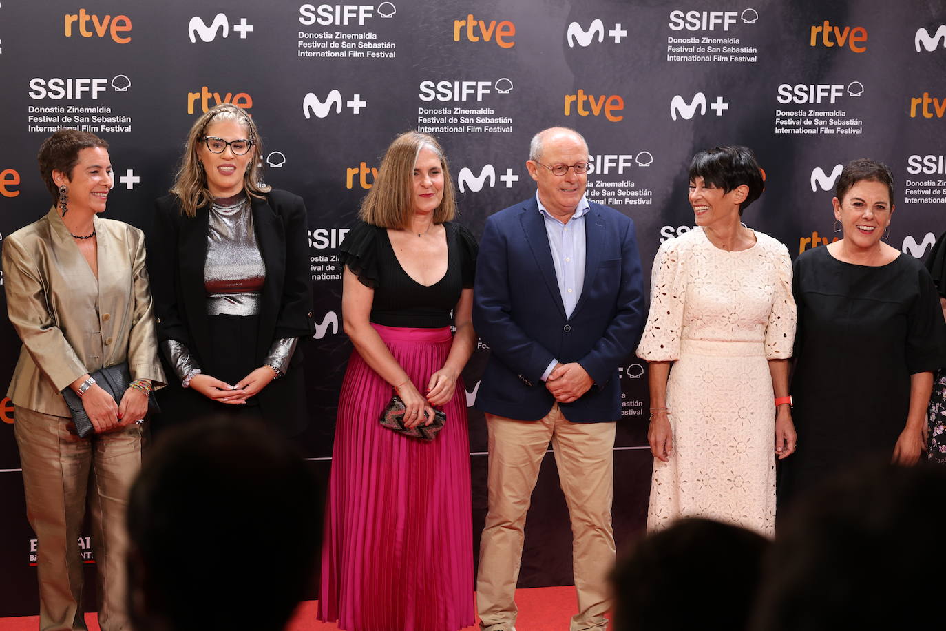 Alfombra roja de la gala inaugural del Zinemaldia