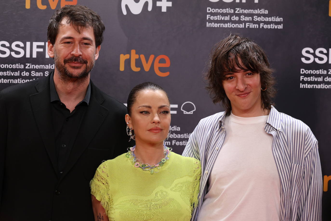 Alfombra roja de la gala inaugural del Zinemaldia