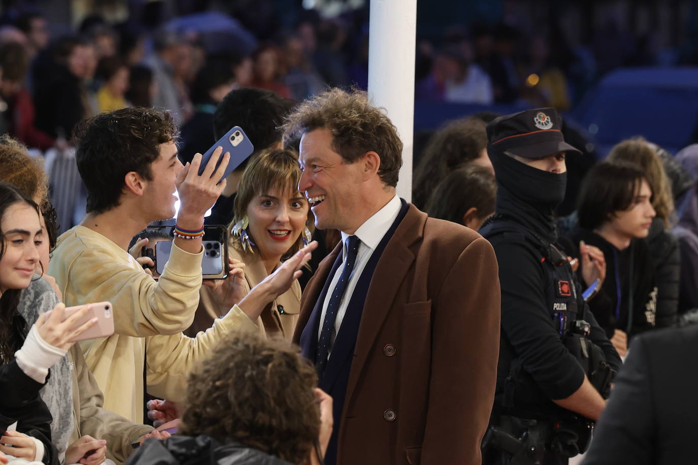 Alfombra roja de la gala inaugural del Zinemaldia