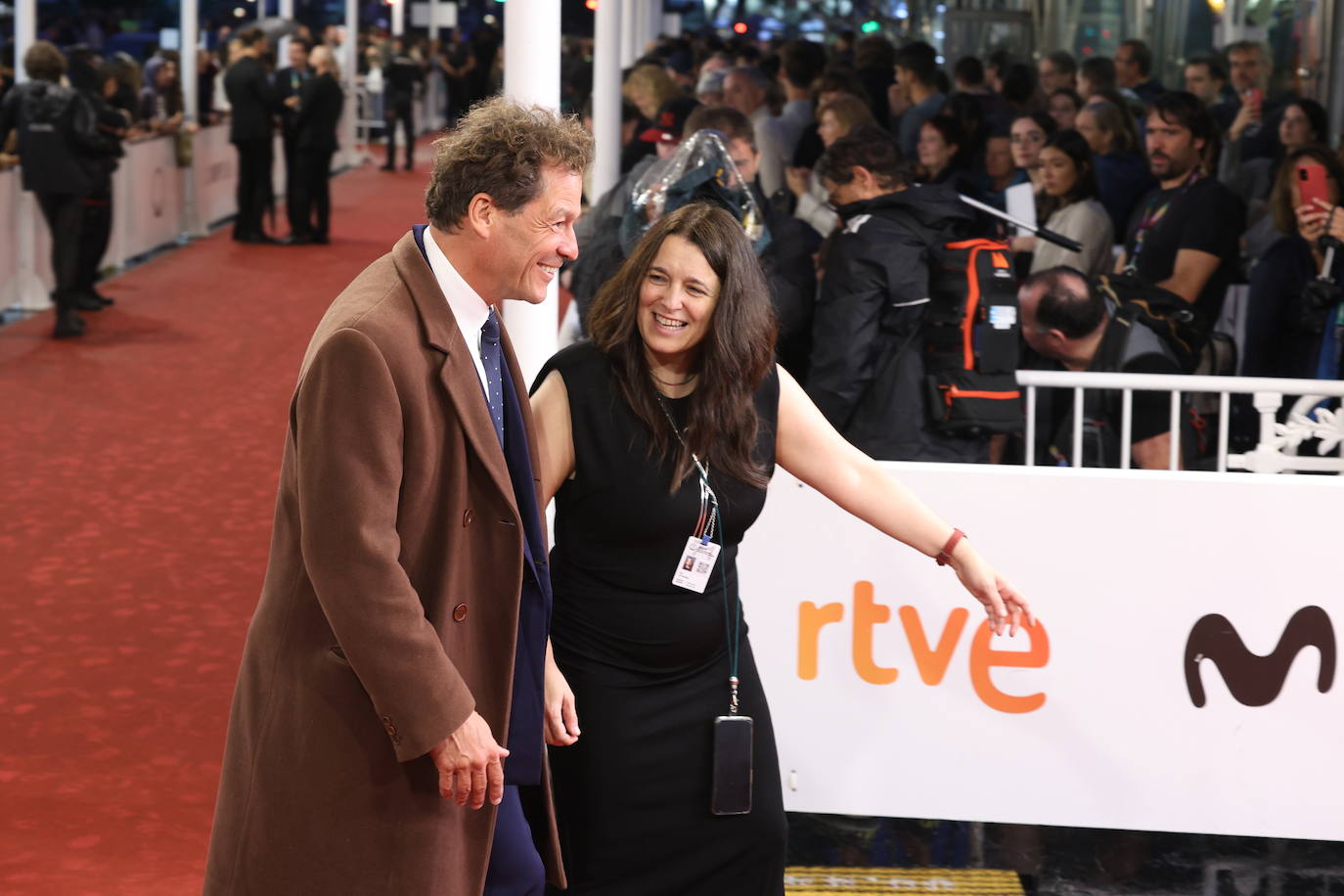Alfombra roja de la gala inaugural del Zinemaldia