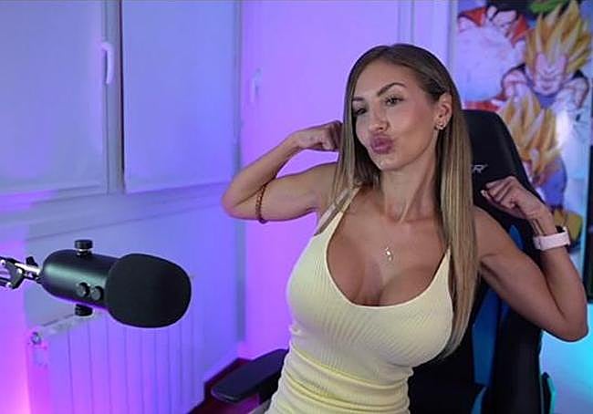 Gonsabellla durante uno de sus directos en Twitch.