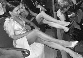 Tres de las imágenes compartidas por Paula Ordovás en San Sebastián.