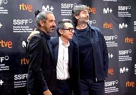 Lluvia de actores españoles en la alfombra roja del Kursaal