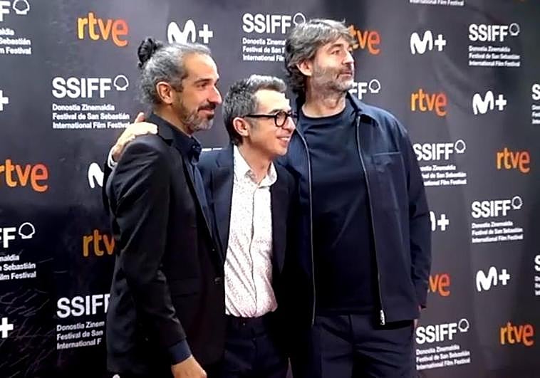 Lluvia de actores españoles en la alfombra roja del Kursaal