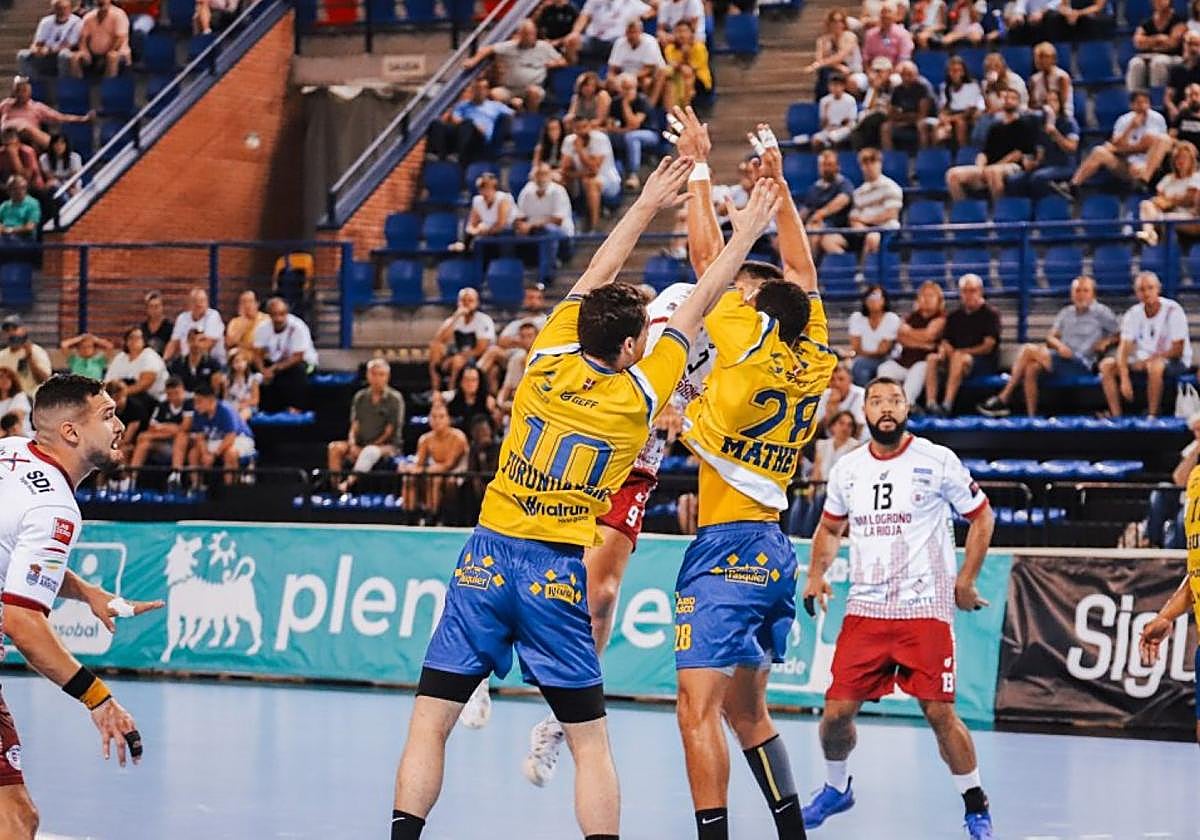 El Bidasoa logró la victoria en Logroño.