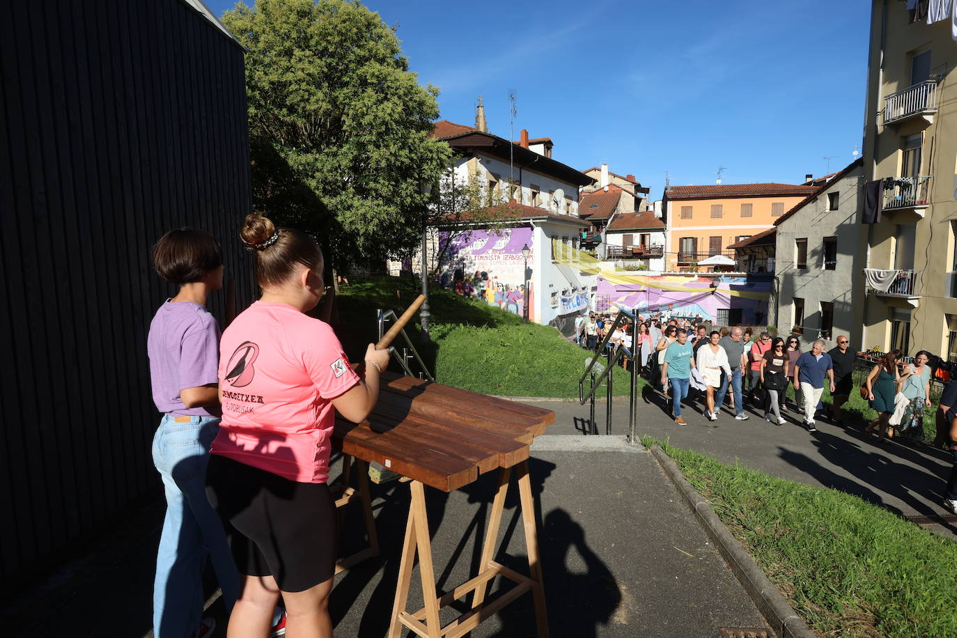 Fiesta de las ikastolas en Errenteria