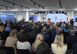 XV Foro Empresarial de Gipuzkoa protagonizado por Luis de Guindos en el DV Gunea de El Diario Vasco.