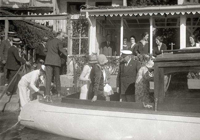 Miguel Primo de Rivera en Pasajes. Verano de 1928.