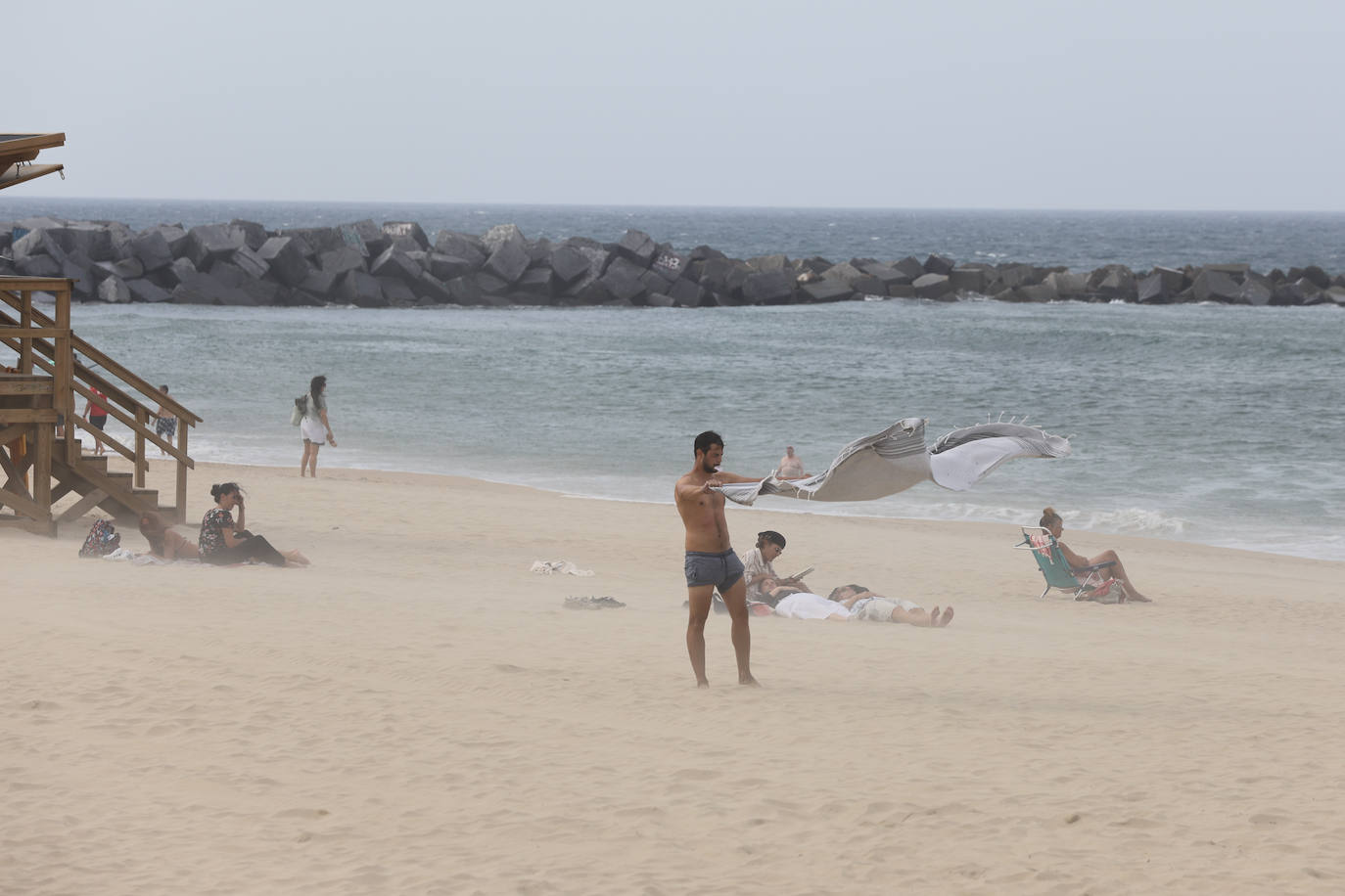 La galerna acaba con el bochorno