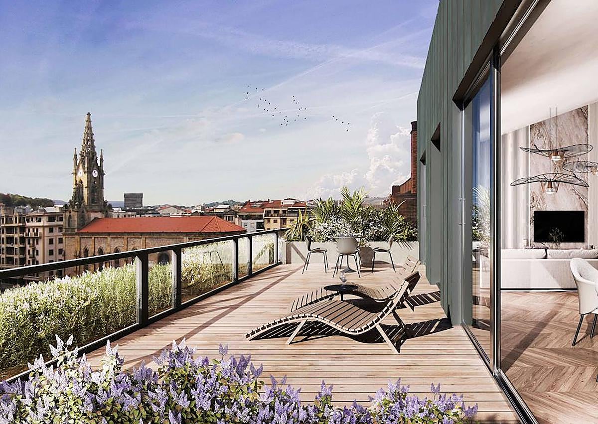 Imagen secundaria 1 - Tres imágenes del nuevo edificio de la plaza Cataluña