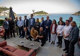 Foto de familia tras la presentación de San Sebastián Gastronomika
