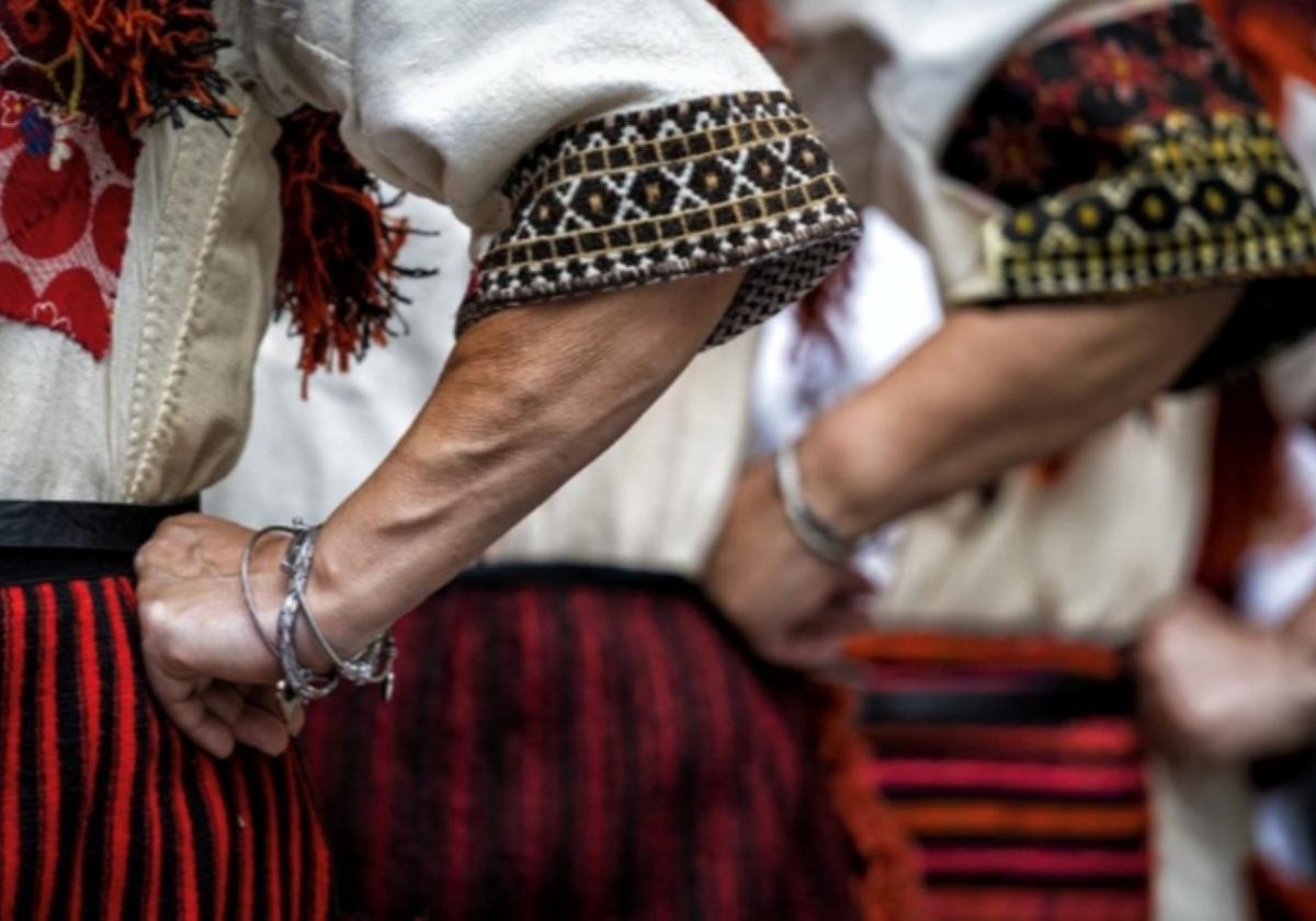 Fotografía ganadora del Festival de Folclore, obra de Iker Gutiérrez.