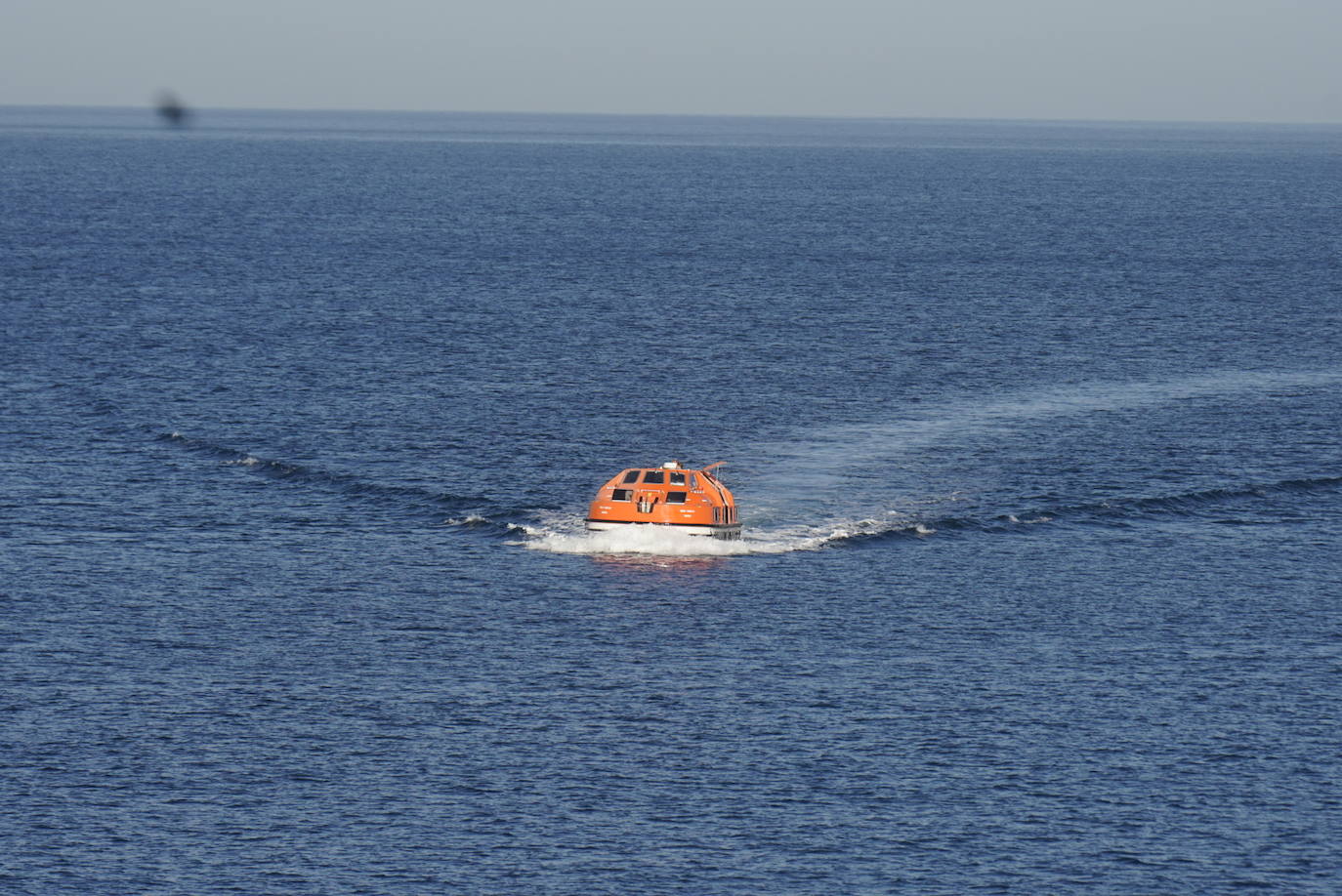 Un crucero en la bahía donostiarra
